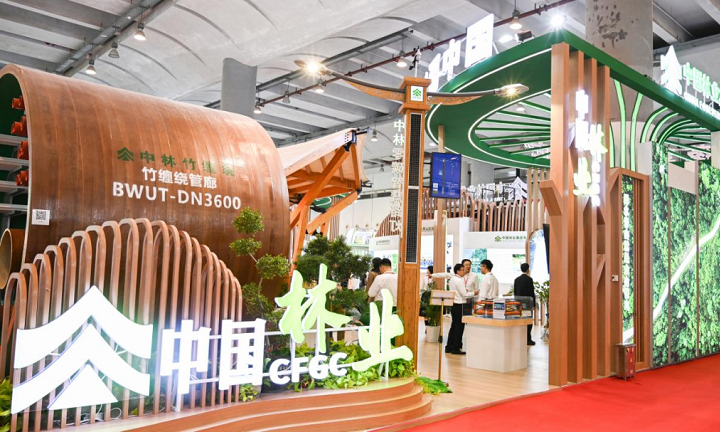 中林集团携众多创新产品亮相第一届世界林木业大会